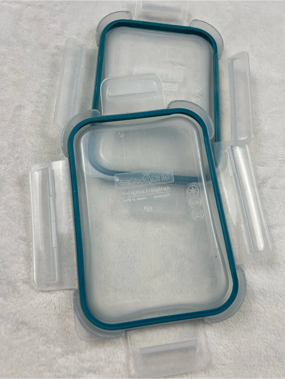 SnapWare Lid replacement 2 or 3 cups rectangle Compatible Pyrex glass container